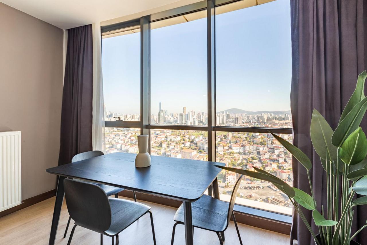 דירות איסטמבול Charming Flat With Gorgeous City View In Atasehir מראה חיצוני תמונה